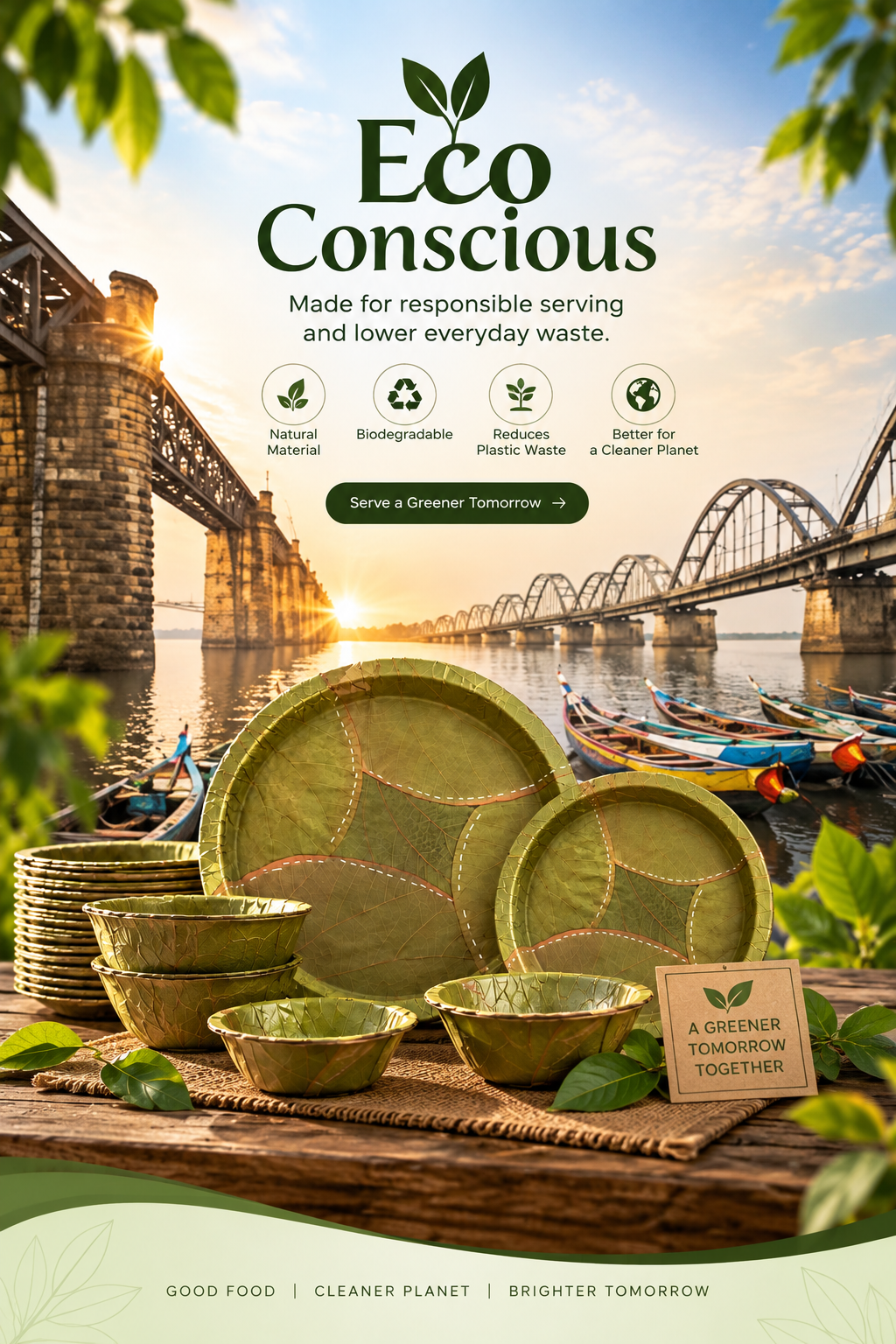 NATURAL LEAF BOWLS